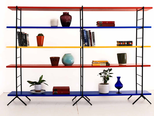 Large Vintage Ladder Frame Shelf - Three Posts
