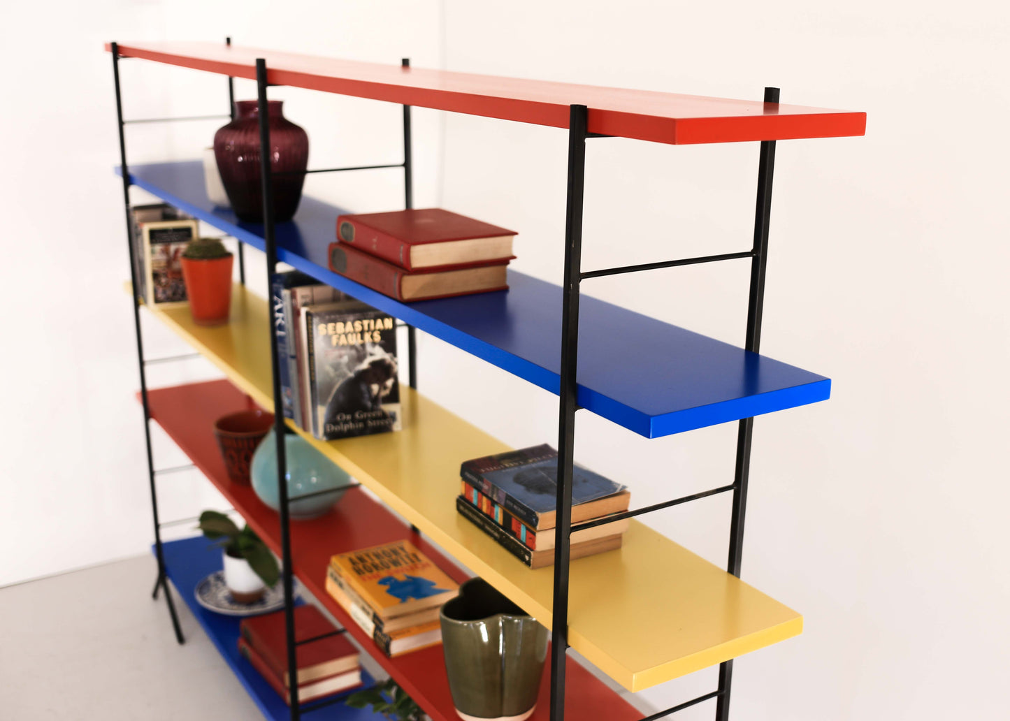 Large Vintage Ladder Frame Shelf - Three Posts