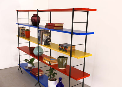 Large Vintage Ladder Frame Shelf - Three Posts