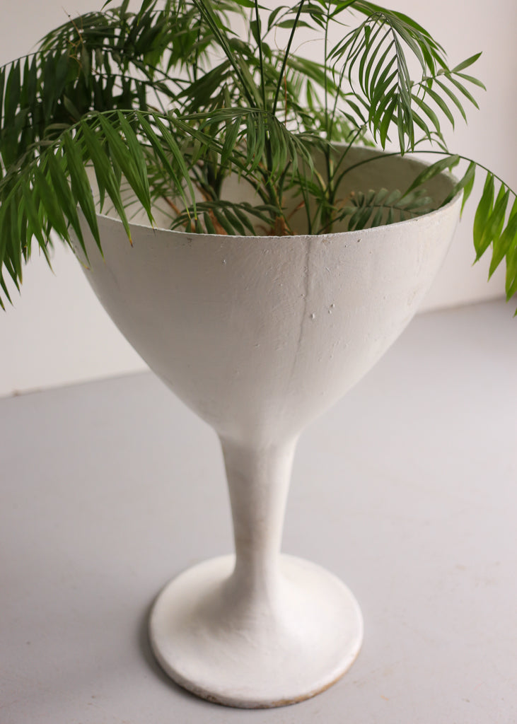 Large Retro Cement Plant Pots