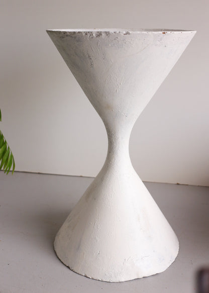 Large Retro Cement Plant Pots