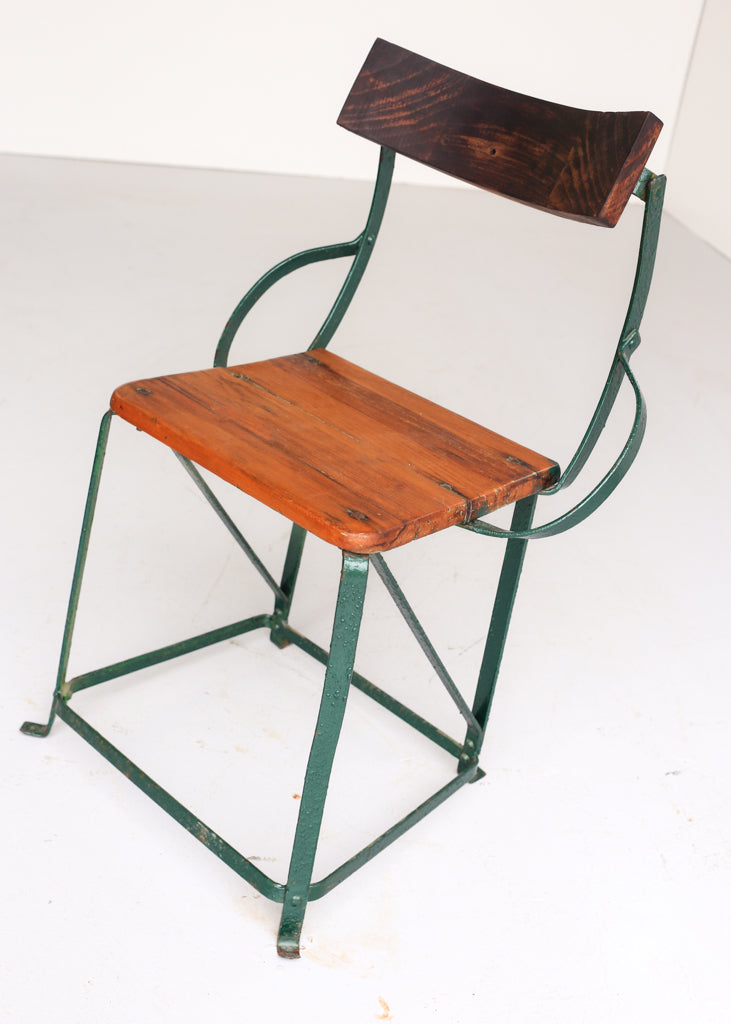 Antique Industrial Worker's Chairs - three available