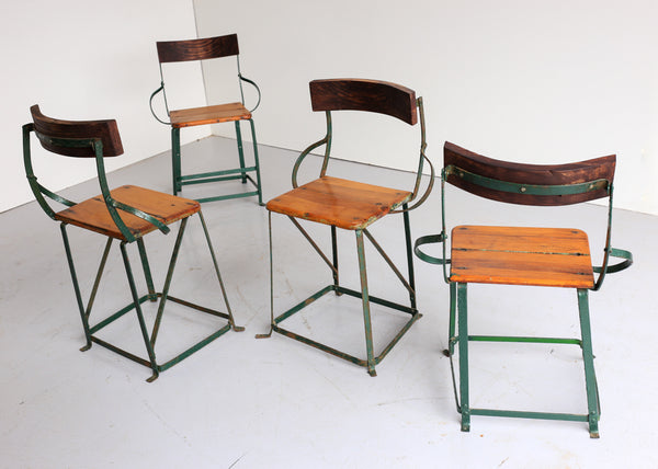 Antique Industrial Worker's Chairs - three available