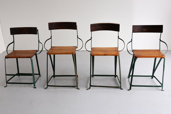 Antique Industrial Worker's Chairs - three available