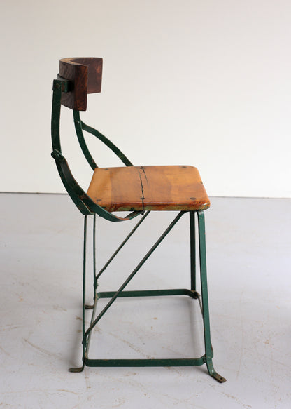 Antique Industrial Worker's Chairs - three available