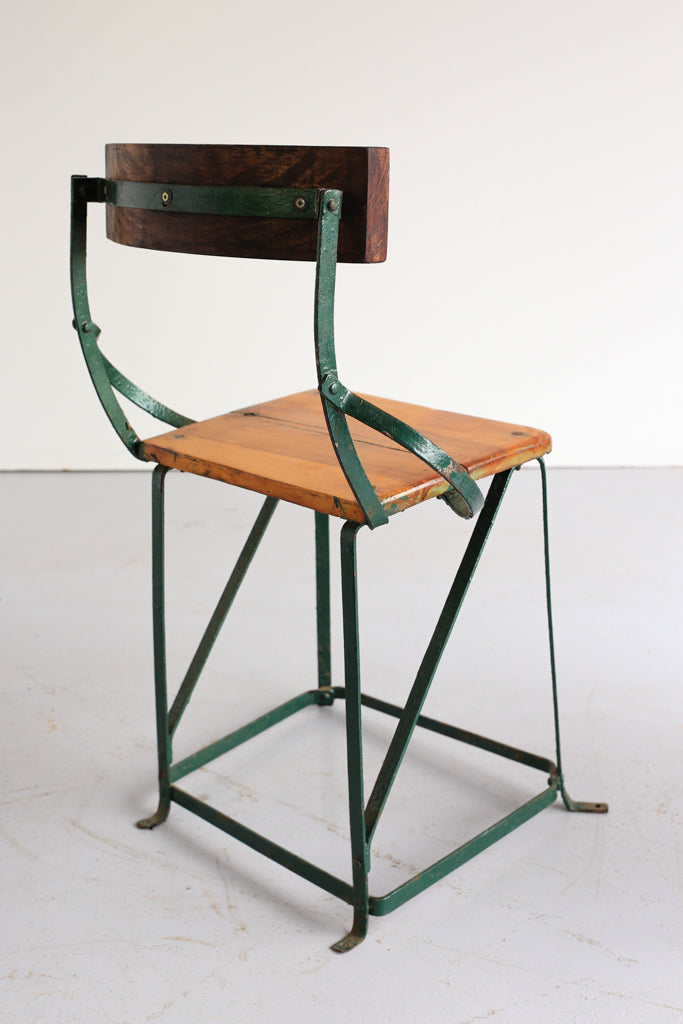 Antique Industrial Worker's Chairs - three available