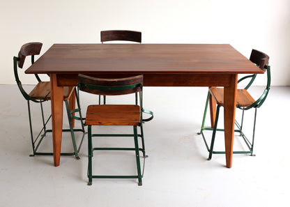 Antique Industrial Worker's Chairs - three available