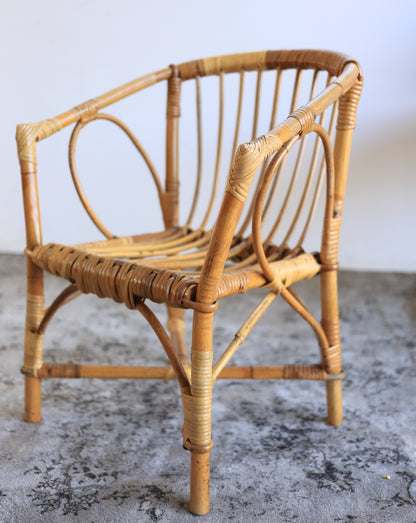 Two Cane Armchairs for Toddlers - priced as a pair