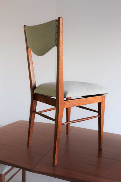 Four Mid-Century Modern Kiaat Dining Chairs