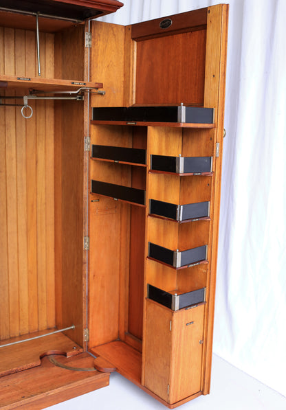 Antique Compactom Gentleman's Wardrobe