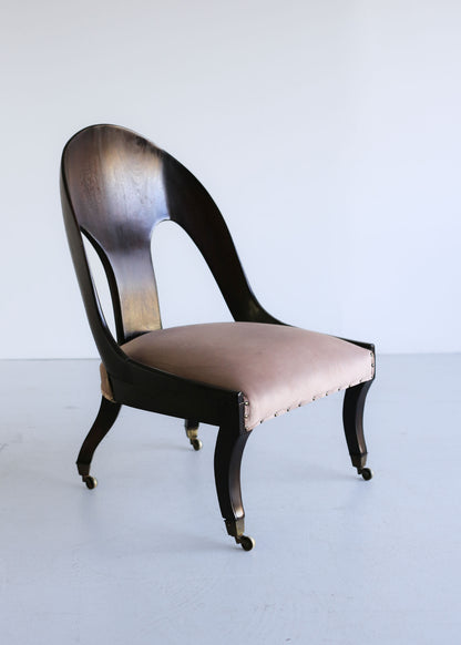 American Mid-Century Spoon Back Chair