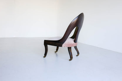 American Mid-Century Spoon Back Chair