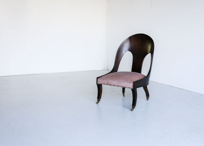 American Mid-Century Spoon Back Chair