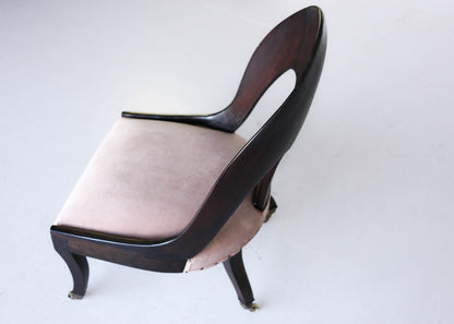 American Mid-Century Spoon Back Chair