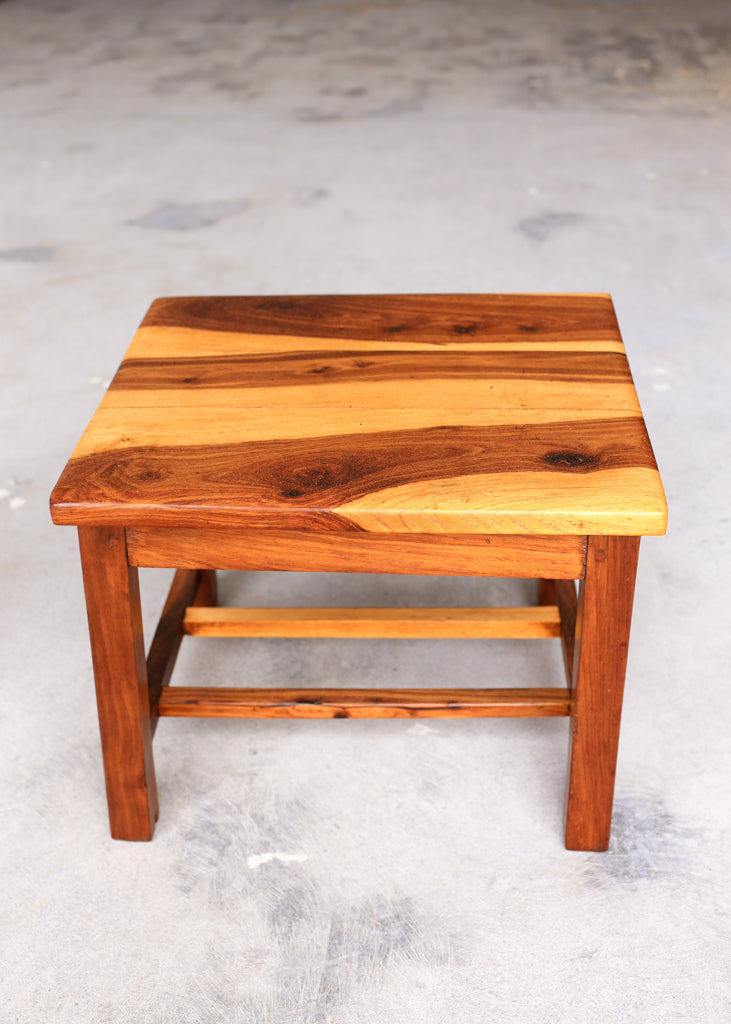 Vintage Kiaat Side Table