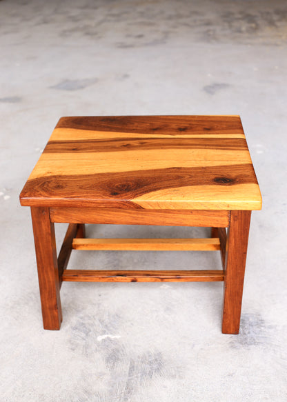 Vintage Kiaat Side Table