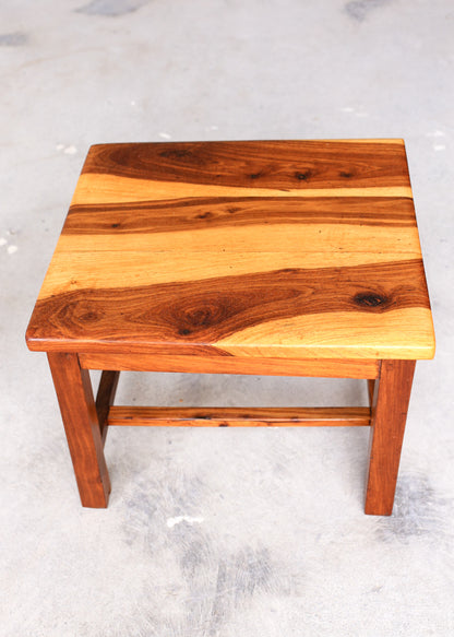 Vintage Kiaat Side Table