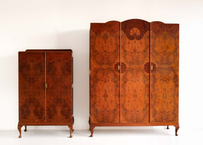Vintage Belweb Wardrobes with Queen Anne Legs - priced per item