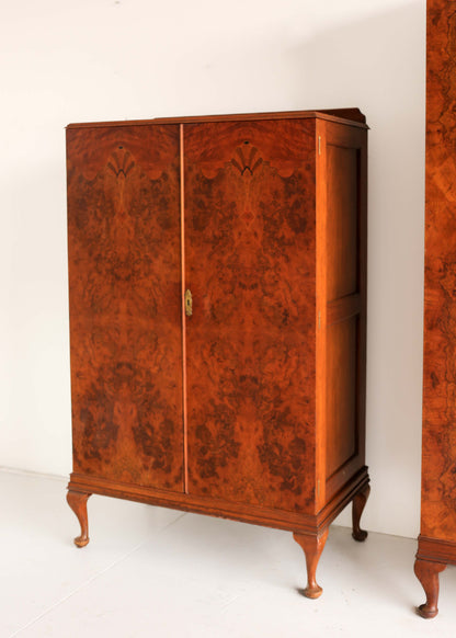 Vintage Belweb Wardrobes with Queen Anne Legs - priced per item