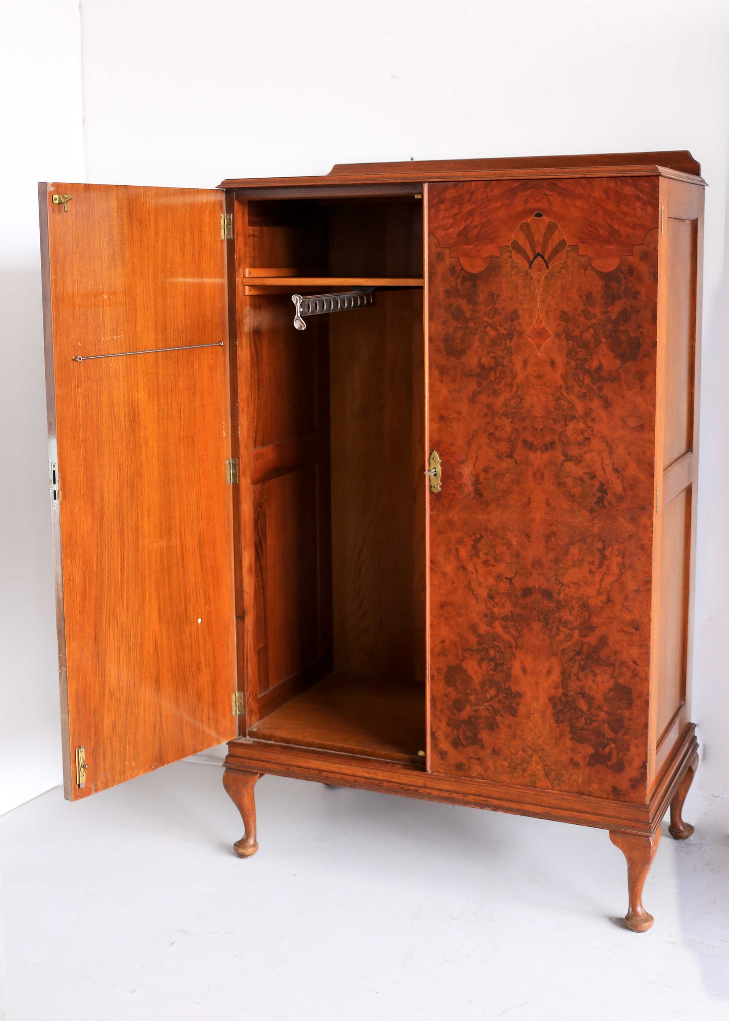 Vintage Belweb Wardrobes with Queen Anne Legs - priced per item