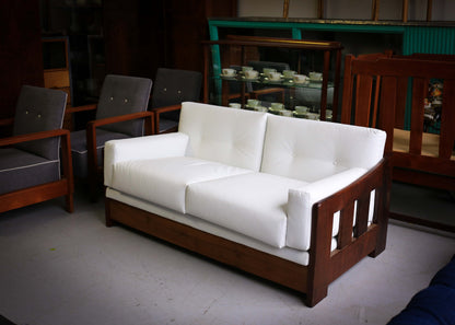 Solid Imbuia Frame Sofa