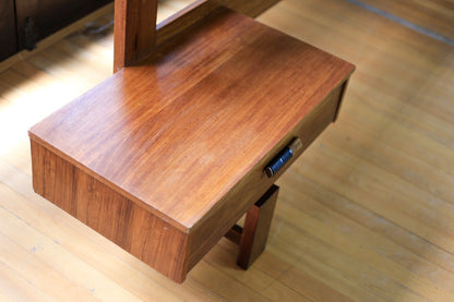 1960's Queen Headboard with Pedestals