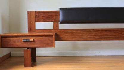 1960's Queen Headboard with Pedestals