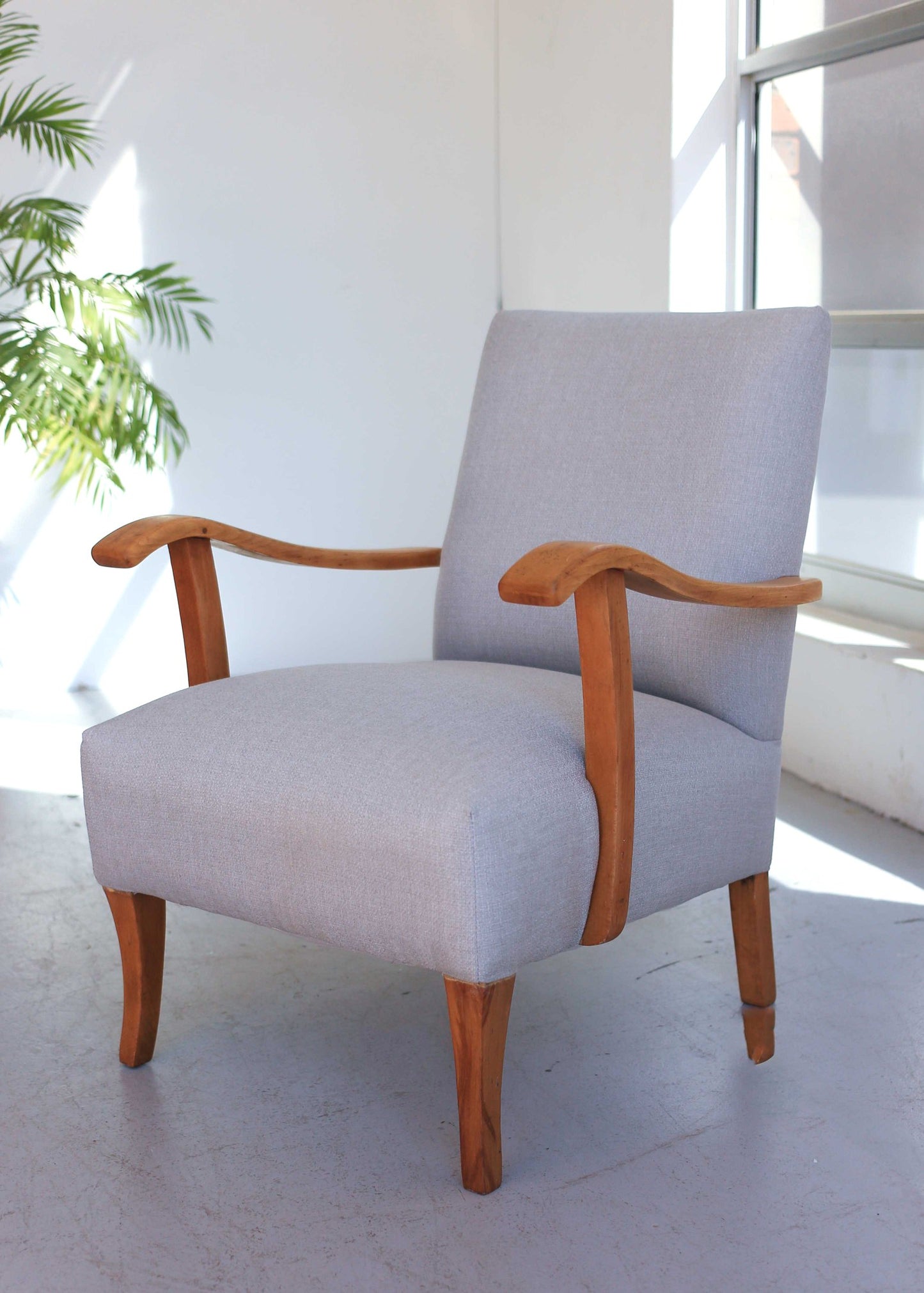 Mid-Century Oak Armchair