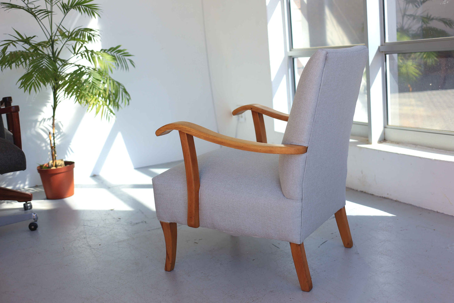 Mid-Century Oak Armchair