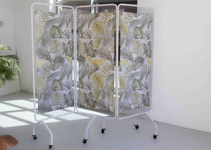 Three Panel Vintage Hospital Screen