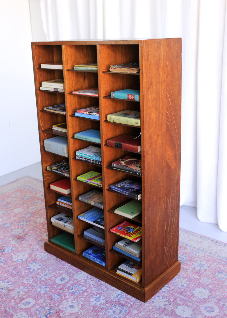 Vintage Pigeon Hole Cabinet with 30 Compartments
