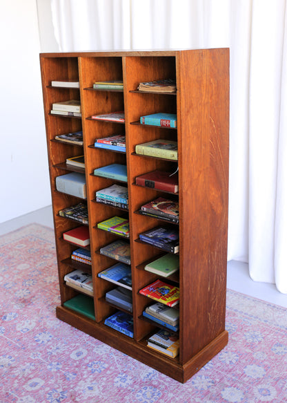 Vintage Pigeon Hole Cabinet with 30 Compartments