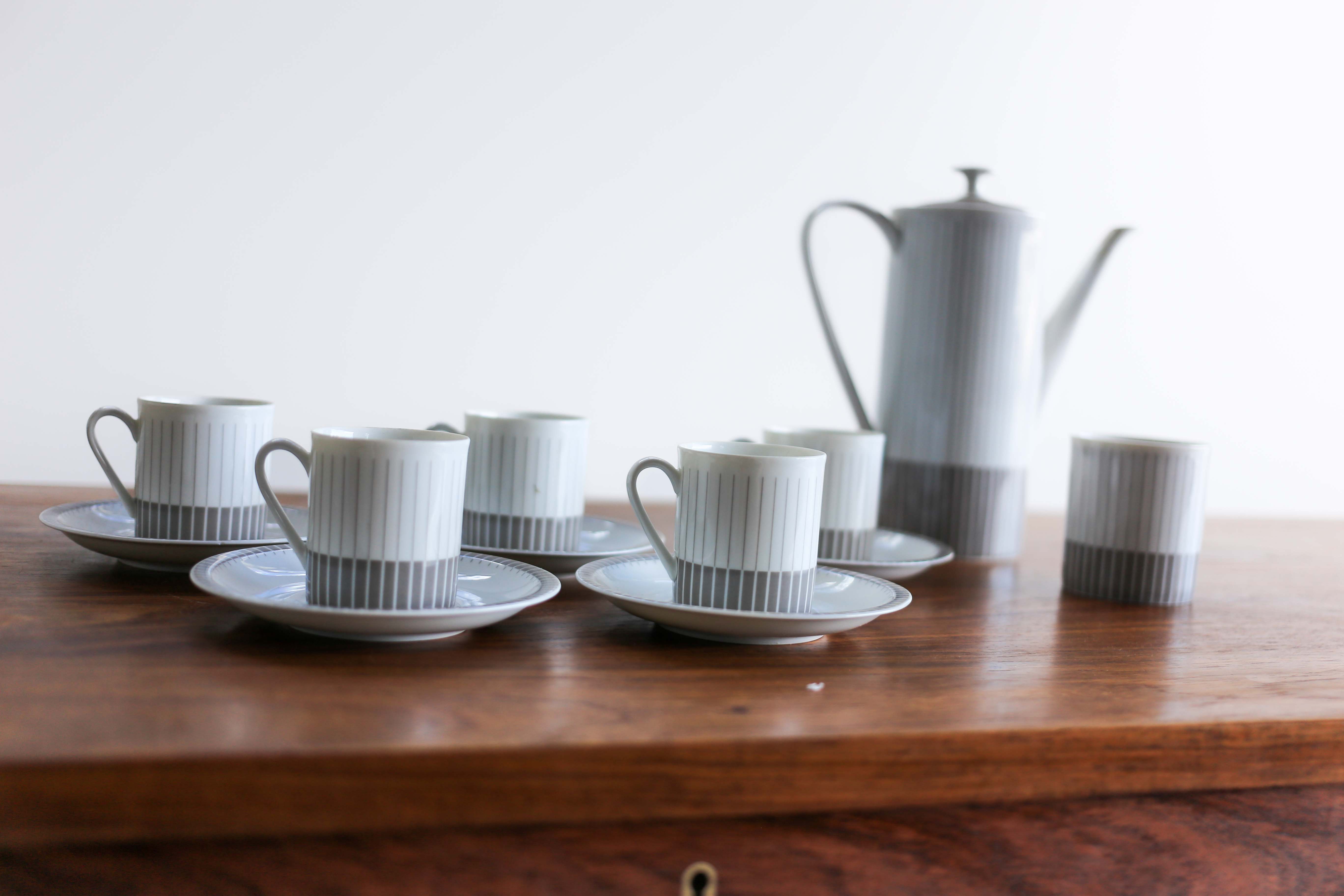 13 Piece 1950's Design Arzberg Espresso Set – Huisraad Modern