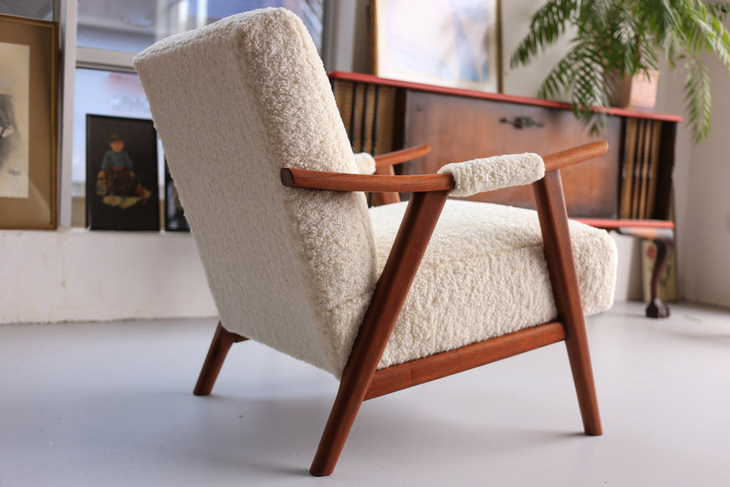 Vintage Scandinavian Modern Teak Armchair