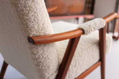 Vintage Scandinavian Modern Teak Armchair