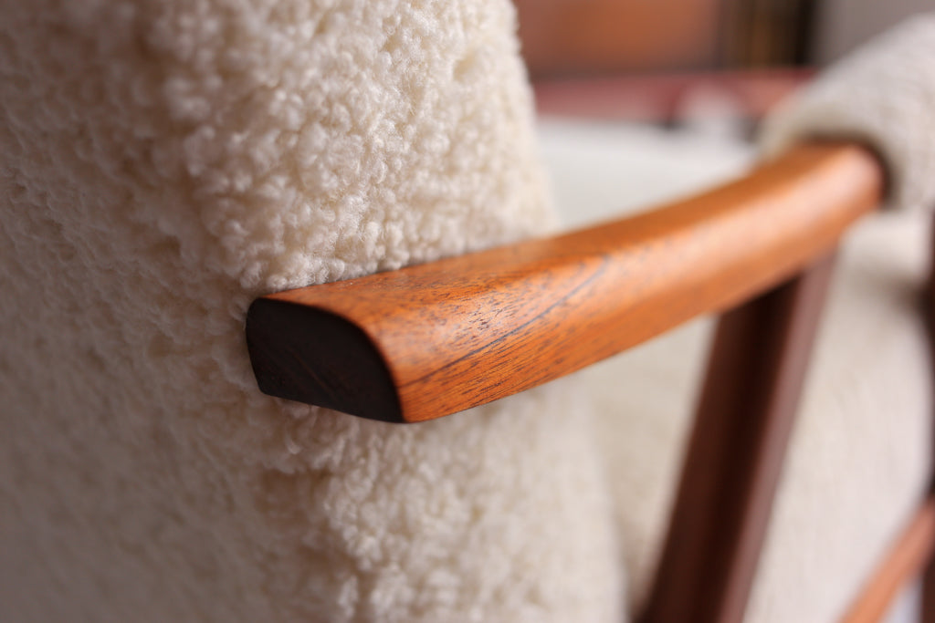 Vintage Scandinavian Modern Teak Armchair
