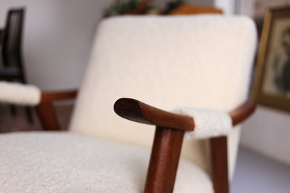 Vintage Scandinavian Modern Teak Armchair