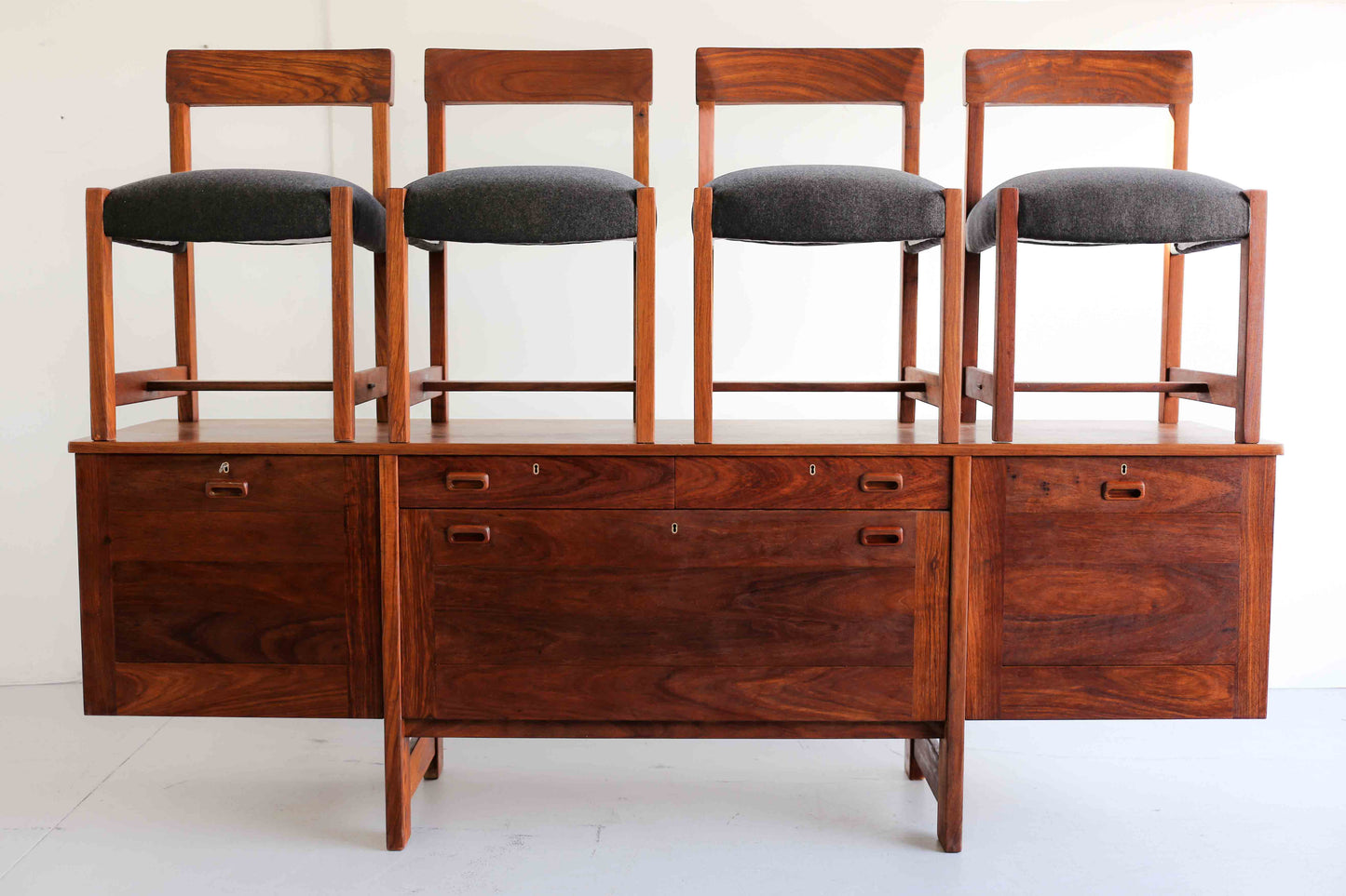 Set of Four 1970's Artecasa Dining Chairs