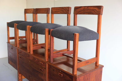 Set of Four 1970's Artecasa Dining Chairs