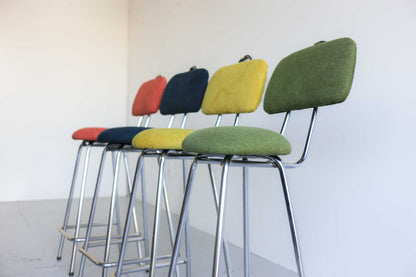 Four Retro Bar Stools