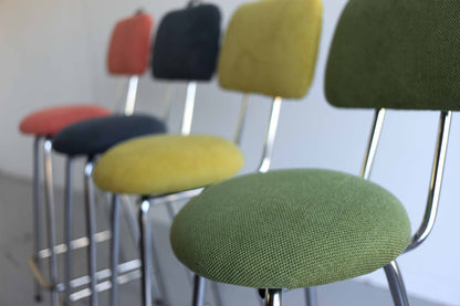 Four Retro Bar Stools