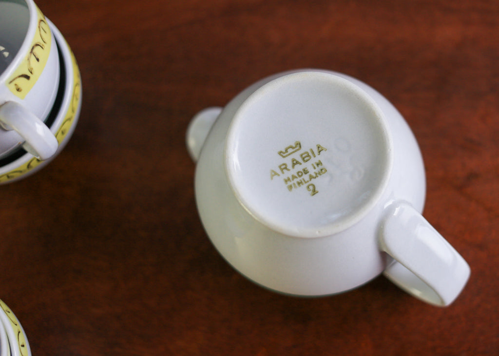 1950's Arabia Tea and Coffee Set - priced per set