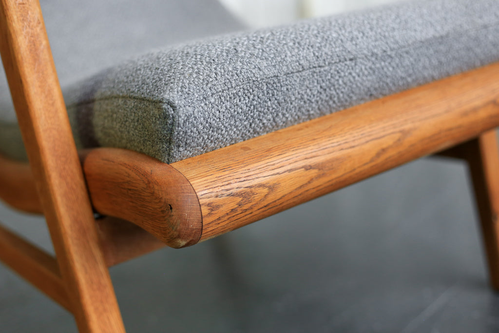 A Pair of Oak 'Strongbow' MCM Armchairs