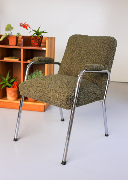 Bauhaus Chair in Woolly Hertex Upholstery