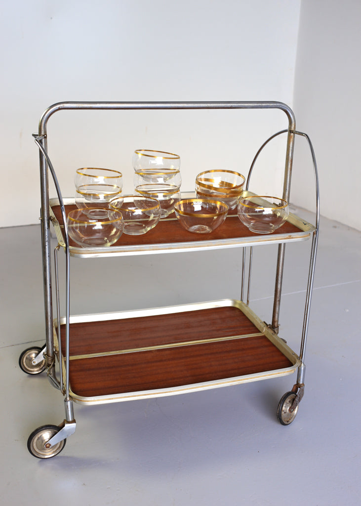 Gold Rim Antique Glass Bowls