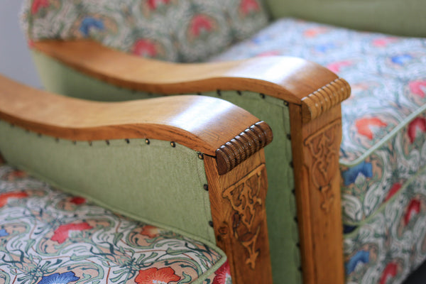 A Pair of Art Deco Armchairs