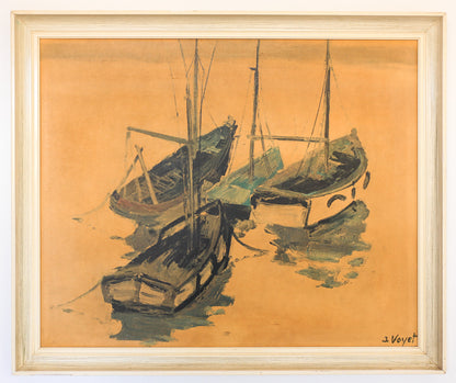 Vintage Framed Print by J Voyet