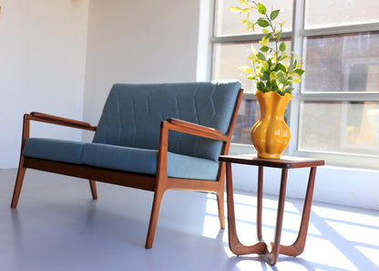 A Pair of Solid Wood Mid-Century Side Tables