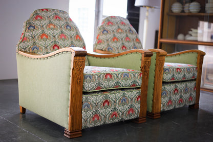 A Pair of Art Deco Armchairs