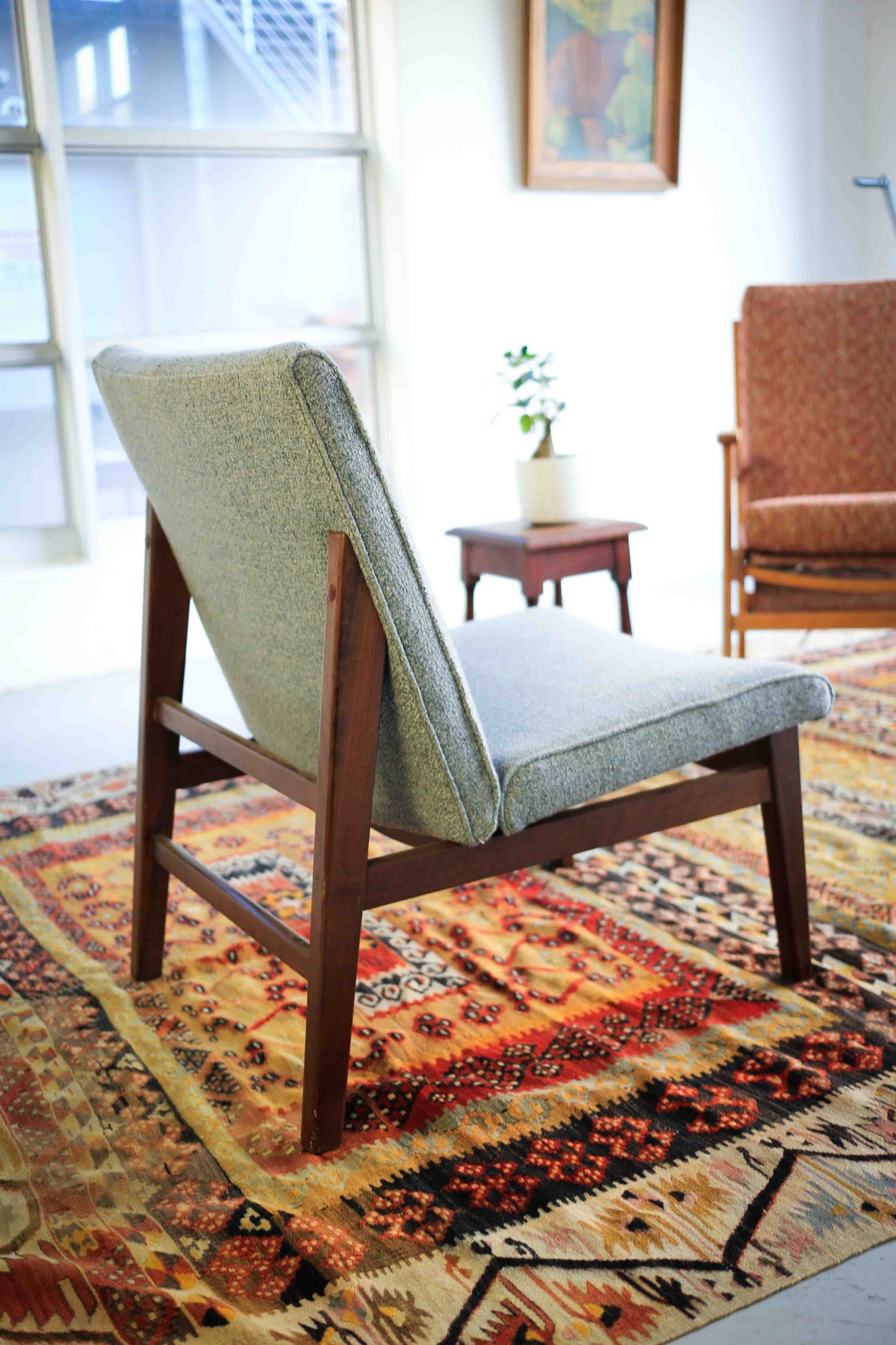 Mid-Century Modern Slipper Chair
